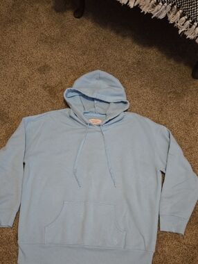 Victoria's Secret Light Blue Pullover Hoodie